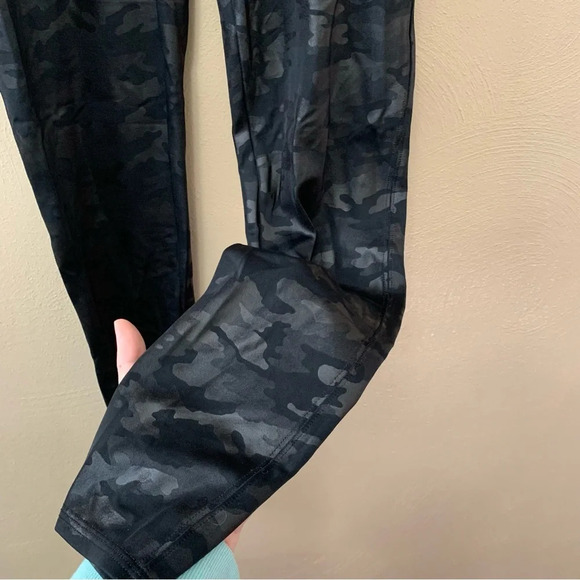 Spanx Faux Leather Black Camo Leggings - Picture 7 of 14